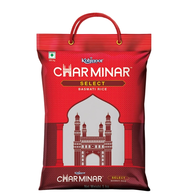 Untitled design KOHINOOR CHARMINAR BASMATI RICE - 5KG - Image 1