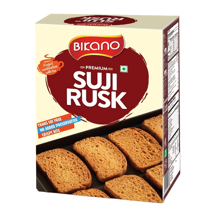 HALDIRAM BOONDI SALTED 200G BIKANO SUJI RUSK - 600GM - Image 1