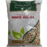 AGAM MART WHITE CHANA - 1KG