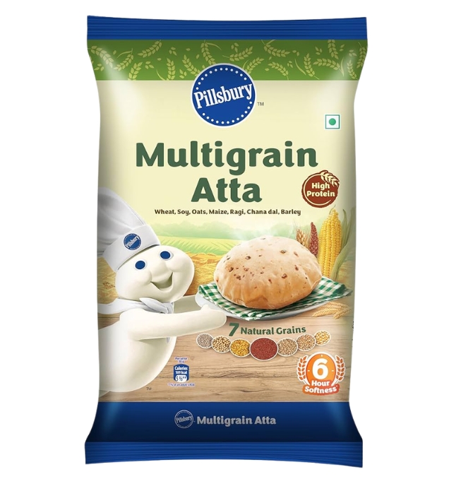 HALDIRAM BOONDI SALTED 200G PILLSBURY MULTIGRAIN ATTA - 5KG - Image 1