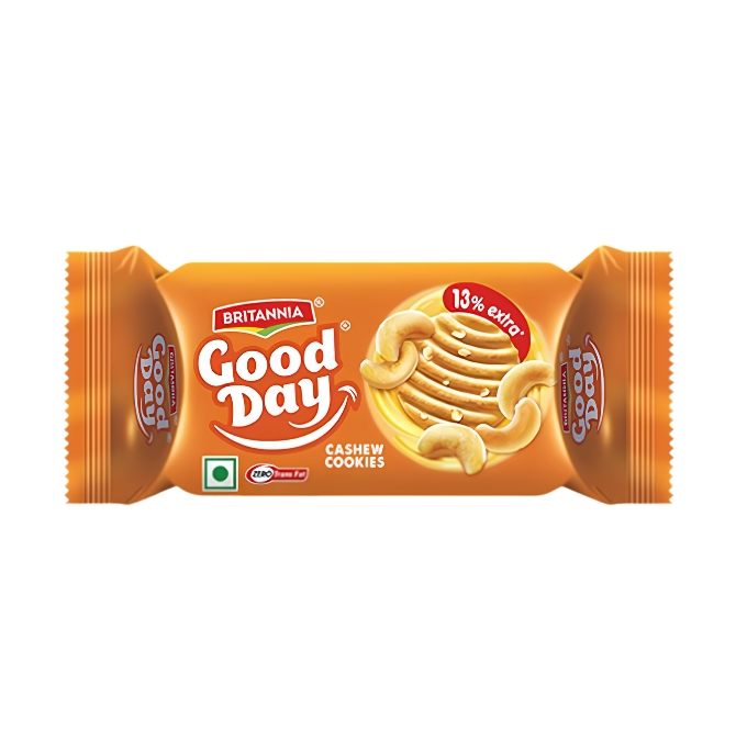 HALDIRAM BOONDI SALTED 200G GOOD DAY CASHEW BISCUIT - 75GM - Image 1