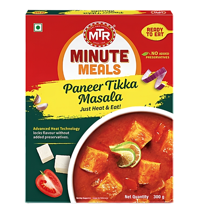 Untitled design MTR MINUTE MEALS PANEER TIKKA MASALA - 300G - Image 1