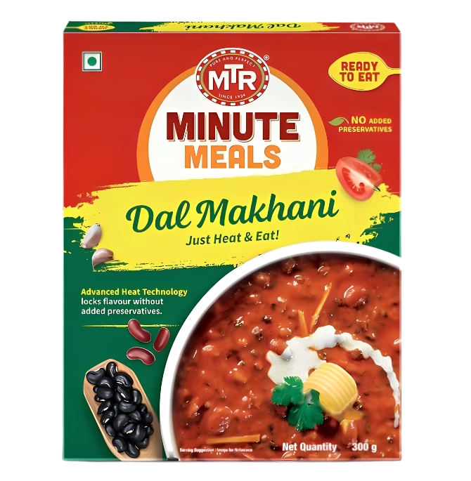 Untitled design MTR MINUTE MEALS DAL MAKHANI - 300G - Image 1