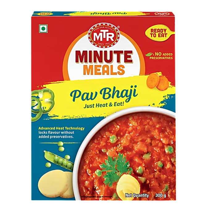 Untitled design MTR MINUTE MEALS PAV BHAJI - 300G - Image 1