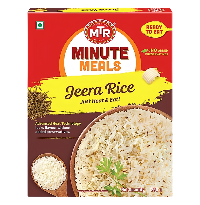 Untitled design MTR MINUTE MEALS JEERA RICE - 250G - Image 1