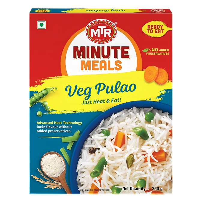 Untitled design MTR MINUTE MEAL VEG PULAO - 250G - Image 1