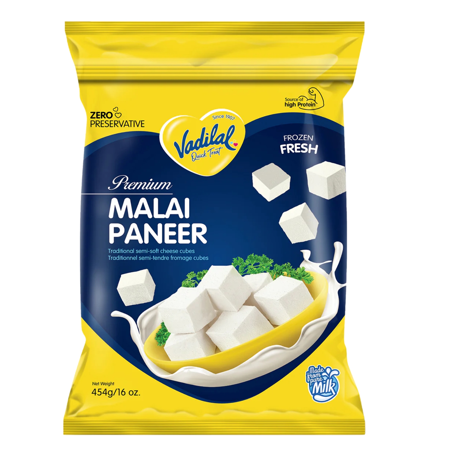 niger VADILAL PANEER CUBES - 454G - Image 1